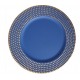 SOUSPLAT AZUL COM DETALHES DOURADO SOUSPLAT AZUL COM DETALHES DOURADO