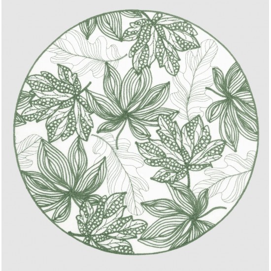 JG AMERICANO FOGLIA BRANCO C/BORDADO VERDE 40CM JG AMERICANO FOGLIA BRANCO C/BORDADO VERDE 40CM