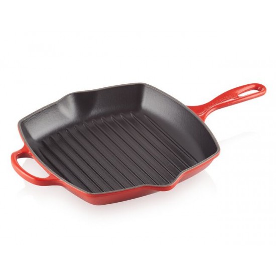 GRELHA QUADRADA VERMELHA 26CM - LE CREUSET GRELHA QUADRADA VERMELHA 26CM - LE CREUSET