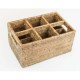 PORTA TALHERES EM RATTAN 6 DIVISOES