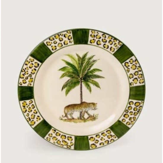 SOUSPLAT CERAMICA ONÇA TROPICAL