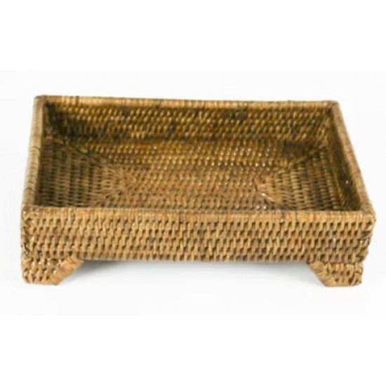 BANDEJA EM RATTAN  PINDAYA 27CM