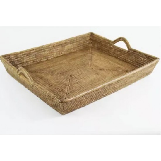 BANDEJA RATTAN TANGSI 40 X 25CM