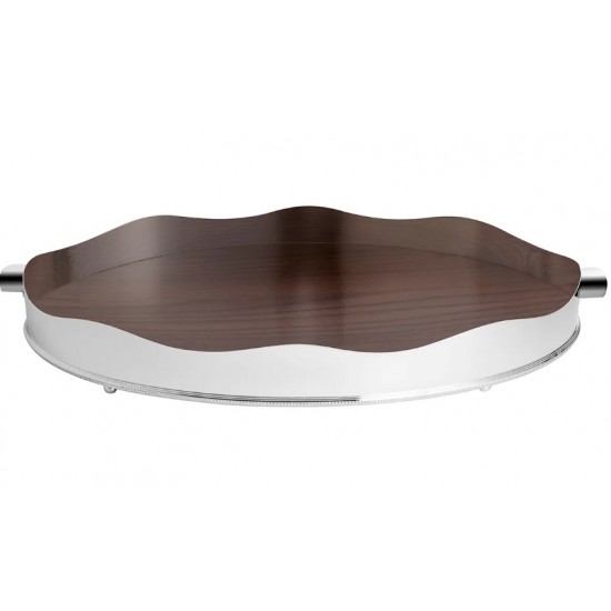 BANDEJA GALERIA LISA OVAL ABA RETA 70X45X9CM - ST JAMES BANDEJA GALERIA LISA OVAL ABA RETA 70X45X9CM - ST JAMES