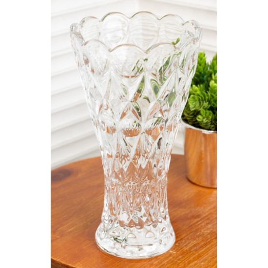 VASO CRISTAL DE CHUMBO ANGEL 14x25CM