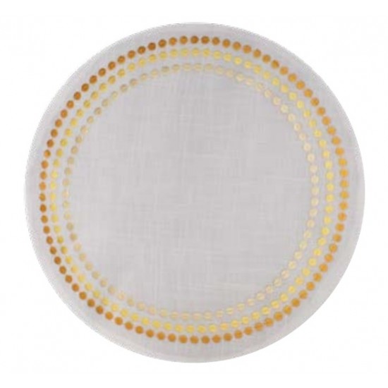 JG Americano Punti Branco c/ bordado Amarelo 40cm