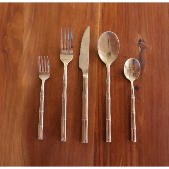 FAQUEIRO BAMBU INOX CJ 30PC