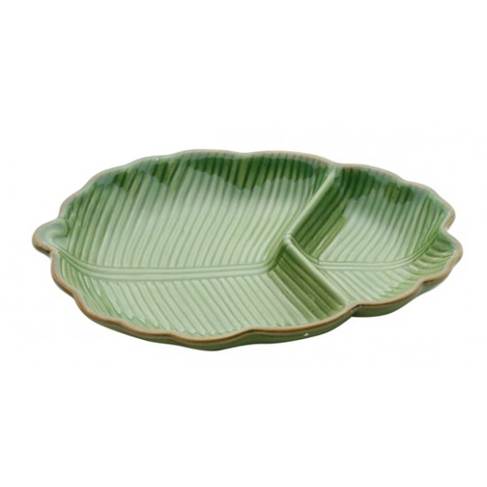 FOLHA CERAMICA BANANA LEAF 26,5X20CM