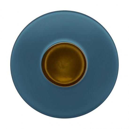 VASO METAL AZUL 32CM - PIP STUDIO