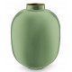 VASO EM METAL VERDE 32CM - PIP STUDIO