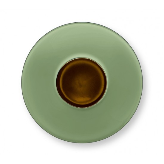 VASO EM METAL VERDE 32CM - PIP STUDIO