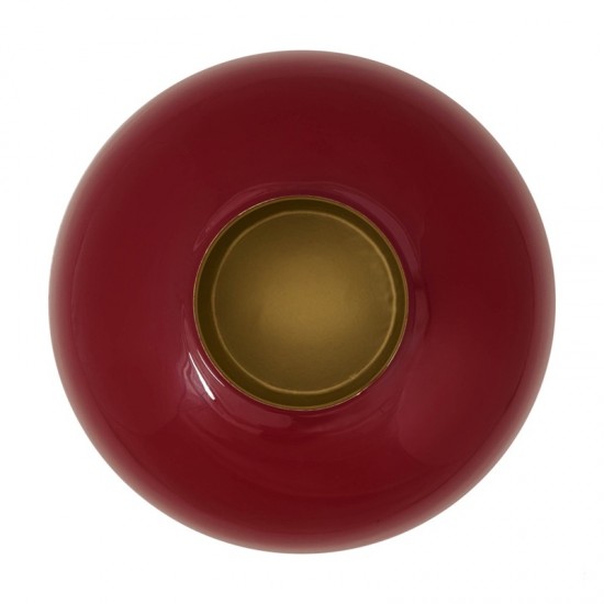 VASO METAL VERMELHO 32CM - PIP STUDIO