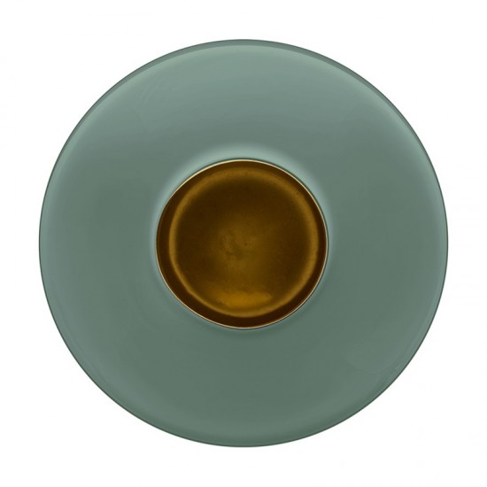 VASO EM METAL VERDE AGUA 32CM - PIP STUDIO