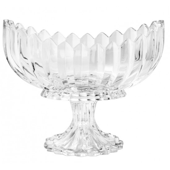CENTRO DE MESA DE CRISTAL DE CHUMBO C/PE GENEVA 28x15x23CM CENTRO DE MESA DE CRISTAL DE CHUMBO C/PE GENEVA 28x15x23CM