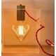 LUMINARIA CORACAO APERTADO FIO VERMELHO LUMINARIA CORACAO APERTADO FIO VERMELHO