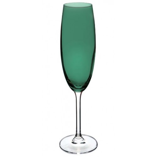 Taça p/ Champanhe Cristal Gastro 220ml Verde Escuro