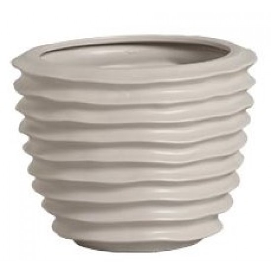 CACHEPOT ONDAS OFF WHITE FOSCO G