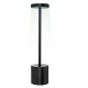 LUMINARIA DE MESA LED 3 TONS USB ELEGANCE PRETA PLASTICO LUMINARIA DE MESA LED 3 TONS USB ELEGANCE PRETA PLASTICO