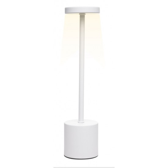 LUMINARIA DE MESA LED 3 TONS USB COSMOS BRANCA PLASTICO LUMINARIA DE MESA LED 3 TONS USB COSMOS BRANCA PLASTICO
