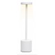LUMINARIA DE MESA LED 3 TONS USB COSMOS BRANCA PLASTICO LUMINARIA DE MESA LED 3 TONS USB COSMOS BRANCA PLASTICO