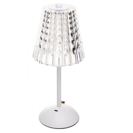 LUMINARIA DE MESA LED 3 TONS USB LEUMINA BRANCA PLASTICO LUMINARIA DE MESA LED 3 TONS USB LEUMINA BRANCA PLASTICO