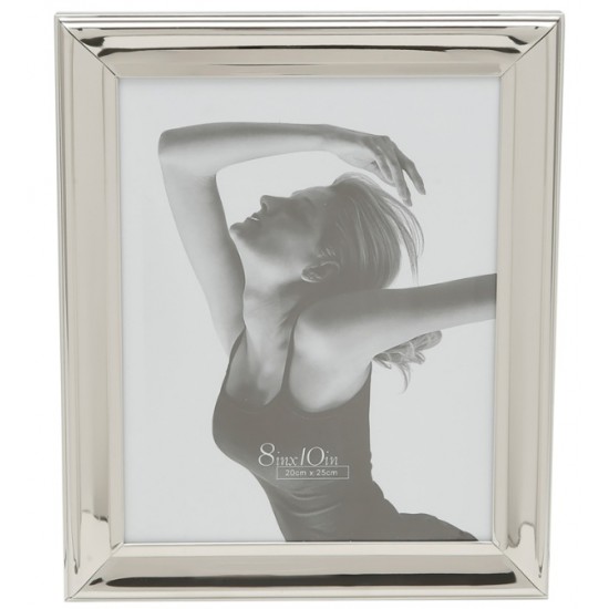 PORTA RETRATO PERENE LISO 10x15CM PRATA ACO INOX
