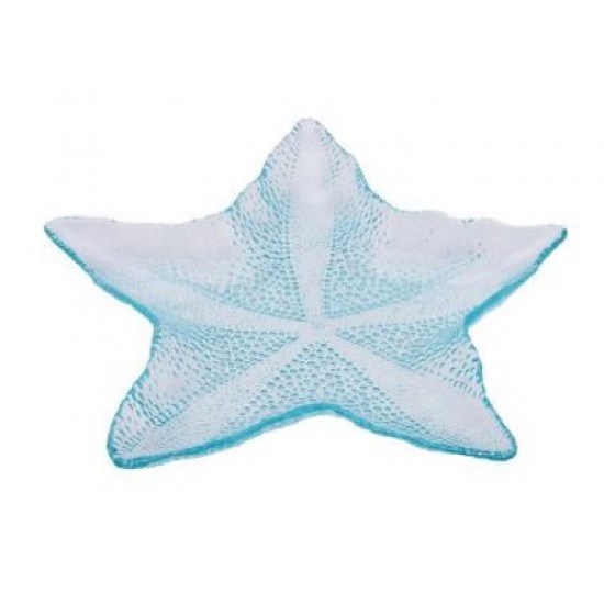 TRAVESSA ACRILICO DE ESTRELA AZUL 31CM