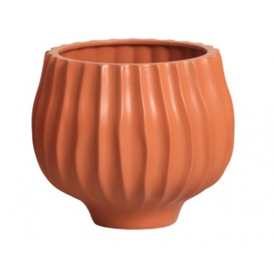 CACHEPOT  TERRACOTA 19,4x17