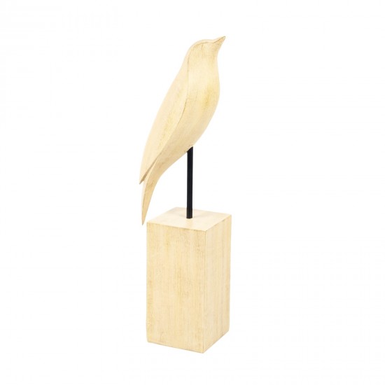 ESCULTURA PASSARO EM RESINA G - 75033