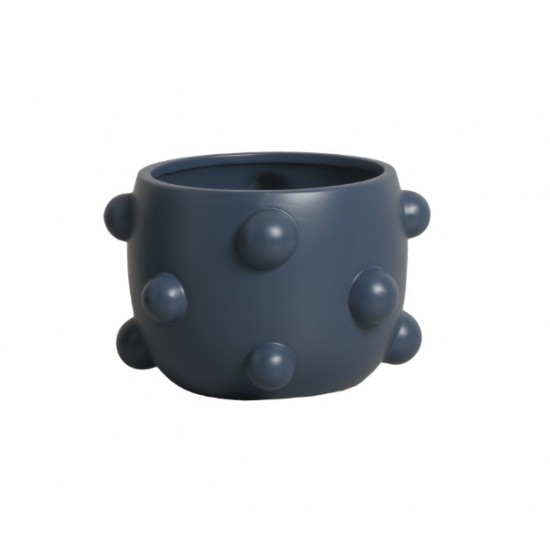 VASO BOLAS AZUL FOSCO 22,8x14,8
