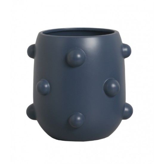 VASO BOLAS AZUL FOSCO 23,2x22,8