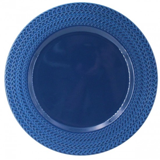 SOUSPLAT TRANÇA  AZUL MARINHO 33CM