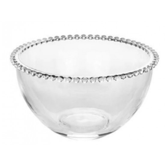SALADEIRA DE CRISTAL BOLINHAS  21CM