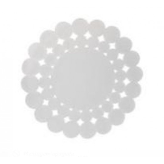 JG AMERICANO SFERE BRANCO C/ BORDADO 40CM REDONDO