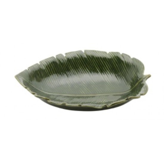 FOLHA CERAMICA BANANA LEAF 23X16CM