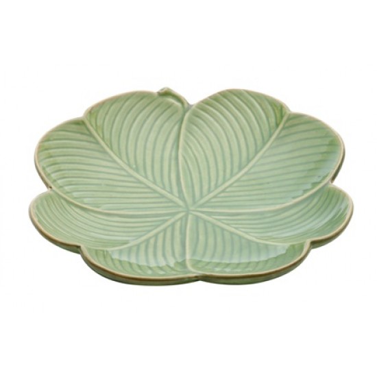 FOLHA BANANA LEAF VERDE 20CM 4136