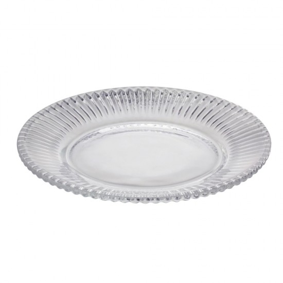 PRATO DE SOBREMESA  DE CRISTAL RENAISSANCE 19CM