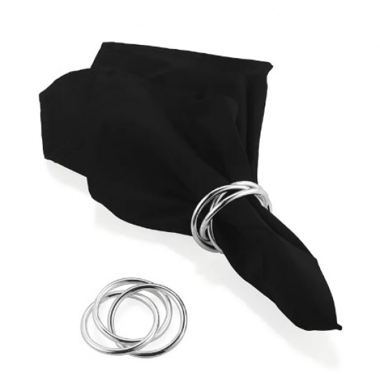 JOGO ARGOLA PARA GUARDANAPO BOLOGNA INOX SET 12 - RIVA JOGO ARGOLA PARA GUARDANAPO BOLOGNA INOX SET 12 - RIVA