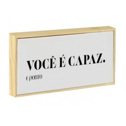 AZULEJO WOOD - VOCE E CAPAZ E PONTO.