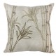 ALMOFADA LINHO CRU  BEGE C/ BORD FINO BAMBU