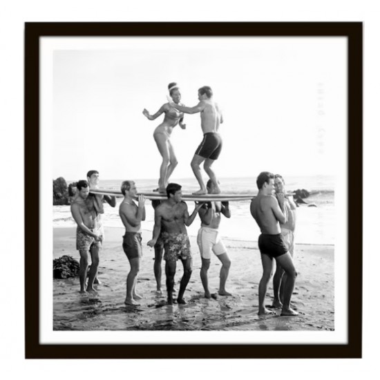 QUADRO PRANCHA VINTAGE II 43X43CM