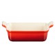 TRAVESSA RETANGULAR HERITAGE VERMELHO 32CM - LE CREUSET