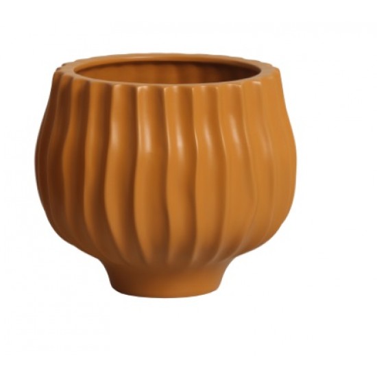 CACHEPOT MARROM 19,4x17