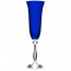 TACA CHAMPANHE CRISTAL ANGELA AZUL 190ML