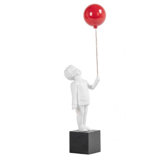 ESCULTURA JOE BALÃO VERMELHO