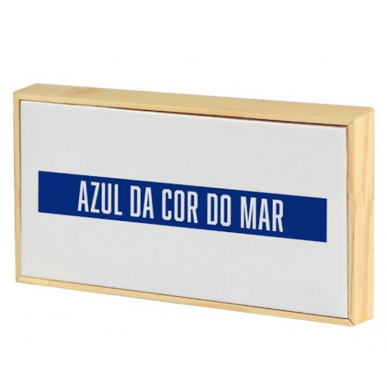 AZULEJO WOOD - AZUL DA COR DO MAR AZULEJO WOOD - AZUL DA COR DO MAR