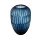 VASO DE VIDRO AZUL 19X28CM