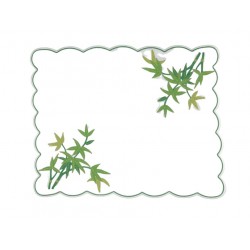 JG AMERICANO LINHO BRANCO BAMBU VERDE JG AMERICANO LINHO BRANCO BAMBU VERDE