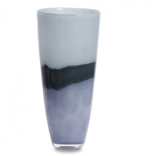 VASO EM VIDRO TIE DYE AZUL M VASO EM VIDRO TIE DYE AZUL M