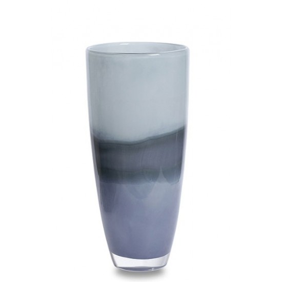 VASO EM VIDRO TIE DYE AZUL P VASO EM VIDRO TIE DYE AZUL P
